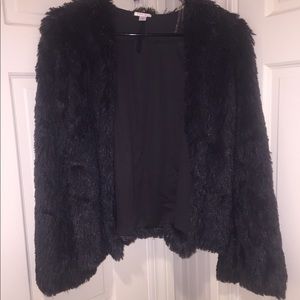 Faux fur jacket